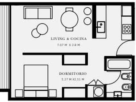 Departamento en  Venta Colegiales