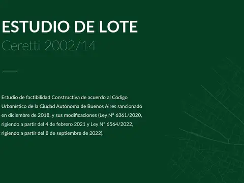 Lote Doble Frente en Villa Urquiza - Oportunidad