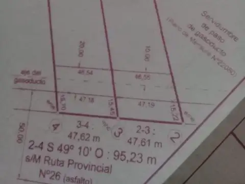VENTA Lote en Victoria sobre Ruta Provincial 26- Entre Rios