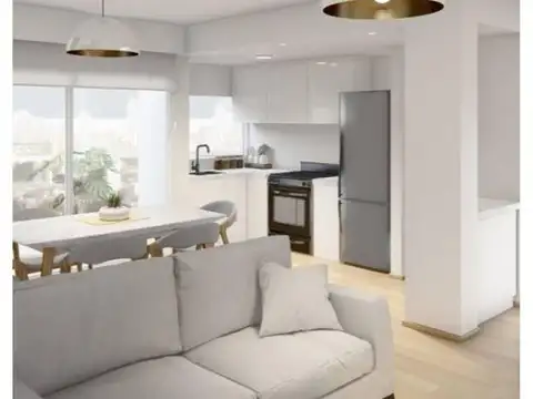 Departamento 2 ambientes con 1 baño