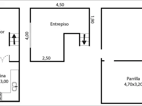 Depto Tipo Casa en Venta 50 años