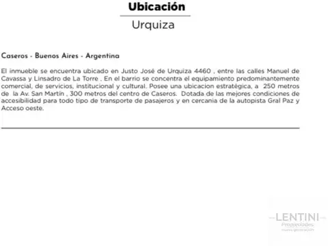 Justo José de Urquiza al 4400
