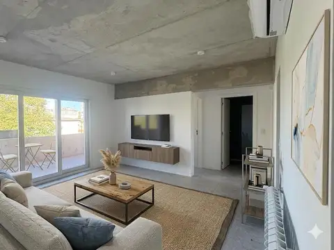 Departamento en venta, 3 ambientes a estrenar con balcón, cochera y Baulera