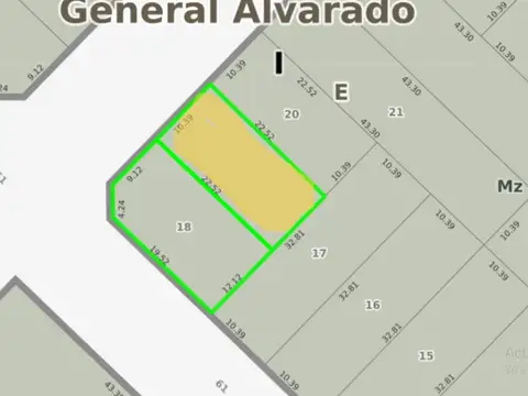 LOTE MIRAMAR  234 M2