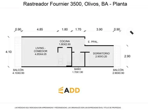Departamento en Venta de 1 dormitorio