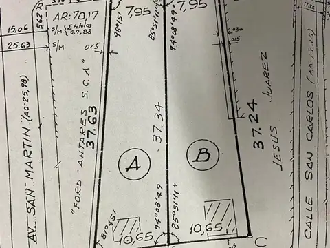 Terreno en Venta de 346,0 m2