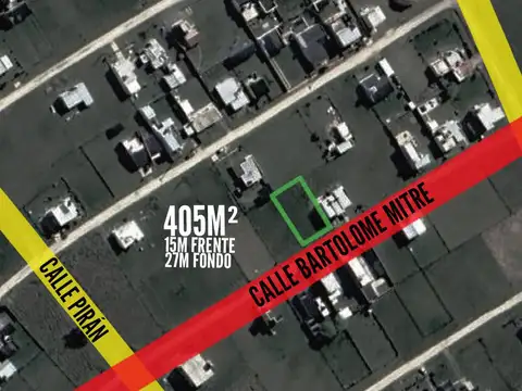 Terreno en venta - 405 mts2 - Camet