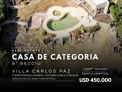 Casa en Venta en Villa Carlos Paz, Punilla
