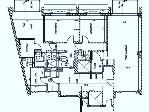 Departamento en Venta de 5 ambientes