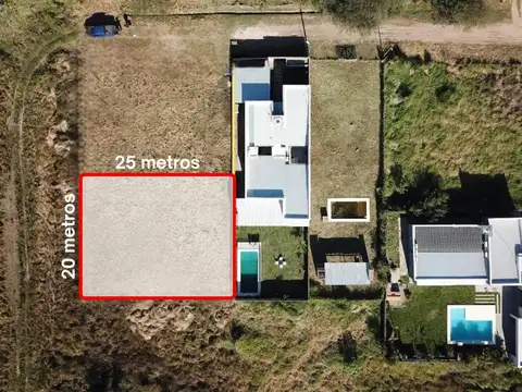 TERRENO VILLA FABIANA NORTE 20 x 25