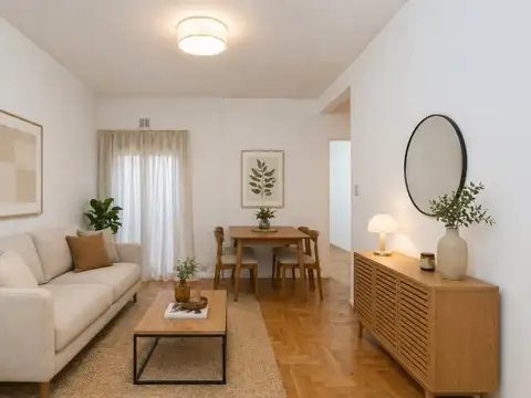 Departamento 2 ambientes con 1 baño