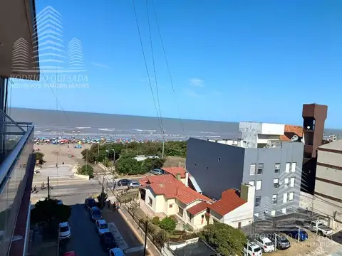 Departamento 3 ambientes c/cochera vista al mar |permuta por casa en bs as|