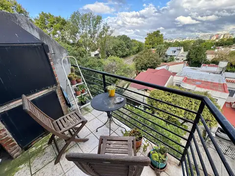 Departamento 2 ambientes con 2 baños