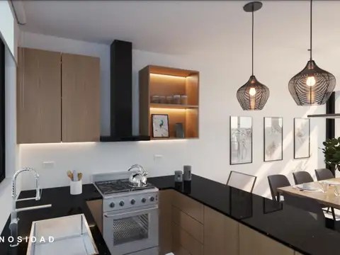 Departamento 3 ambientes con 2 baños