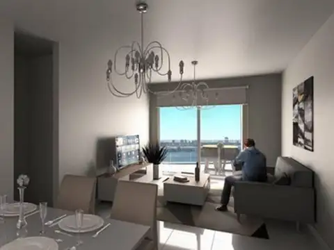 Departamento 3 ambientes con 2 baños