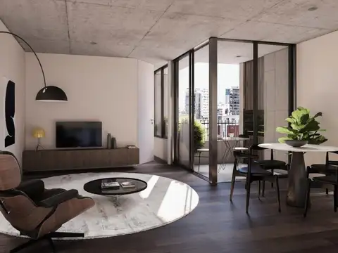 Departamento Monoambiente con 1 baño