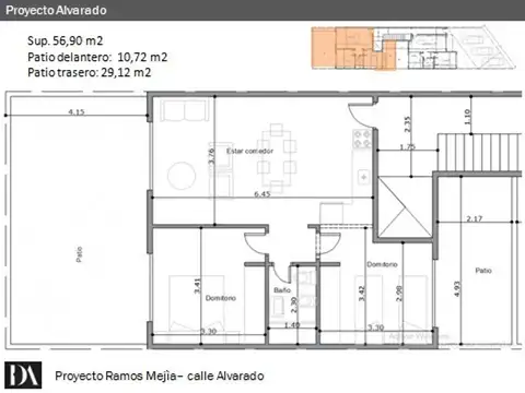 Departamento en Venta de 2 ambientes