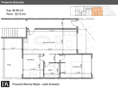 Departamento en Venta de 1 dormitorio