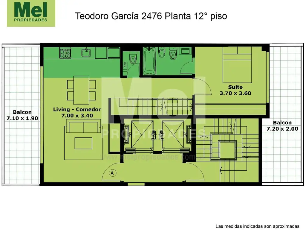 Teodoro Garcia 2476 de 32 Unidades en Belgrano