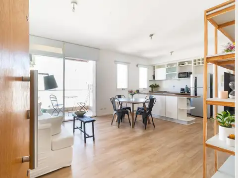 Departamento 2 ambientes con 1 baño