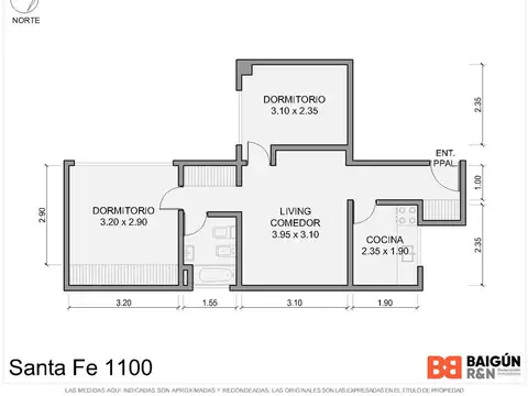 Av. Santa Fe 1100 y Cerrito