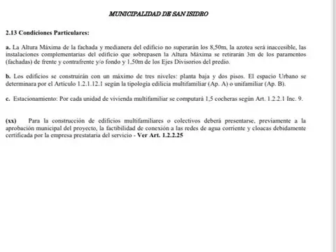 Terreno en Venta en Beccar, USD 290.000