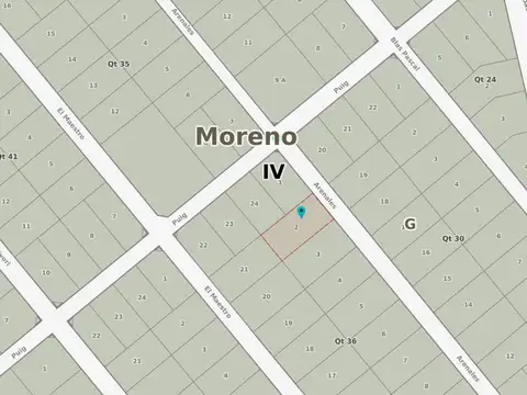Terreno en Venta de 1800,0 m2