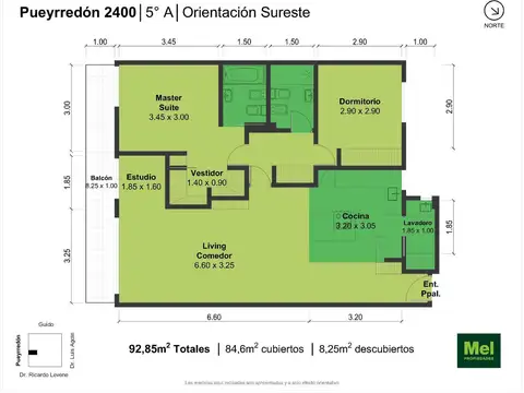 Avenida Pueyrredón 2400, Piso 5