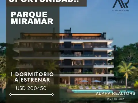 Apartamento en venta c/ cochera en Parque Miramar