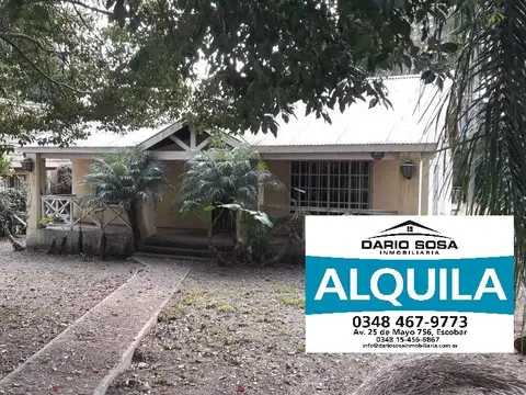 Casa en alquiler de 2 dormitorios c/ cochera en Belén de Escobar