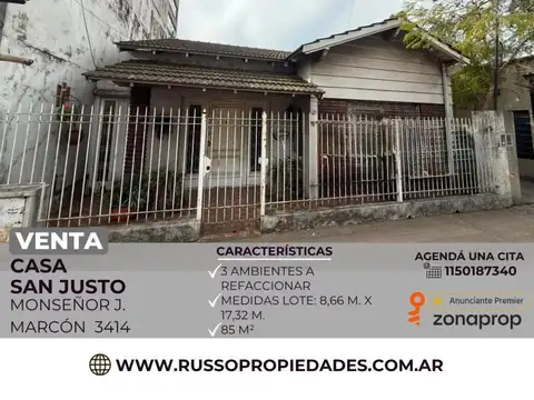 Venta casa San Justo