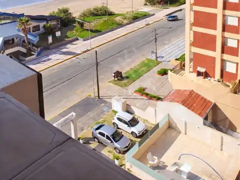 Venta, 2 ambientes vista al mar, cochera, gas, San Bernardo