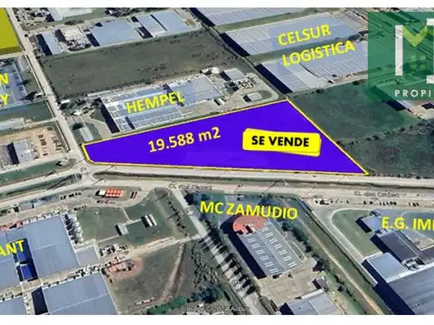 Venta Terreno Industrial, Categ, 1,2,3, - 19.588 m2 Pque. Ind. Pilar
