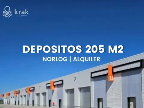 Depósito de 205 m2 dentro del predio cerrado Norlog
