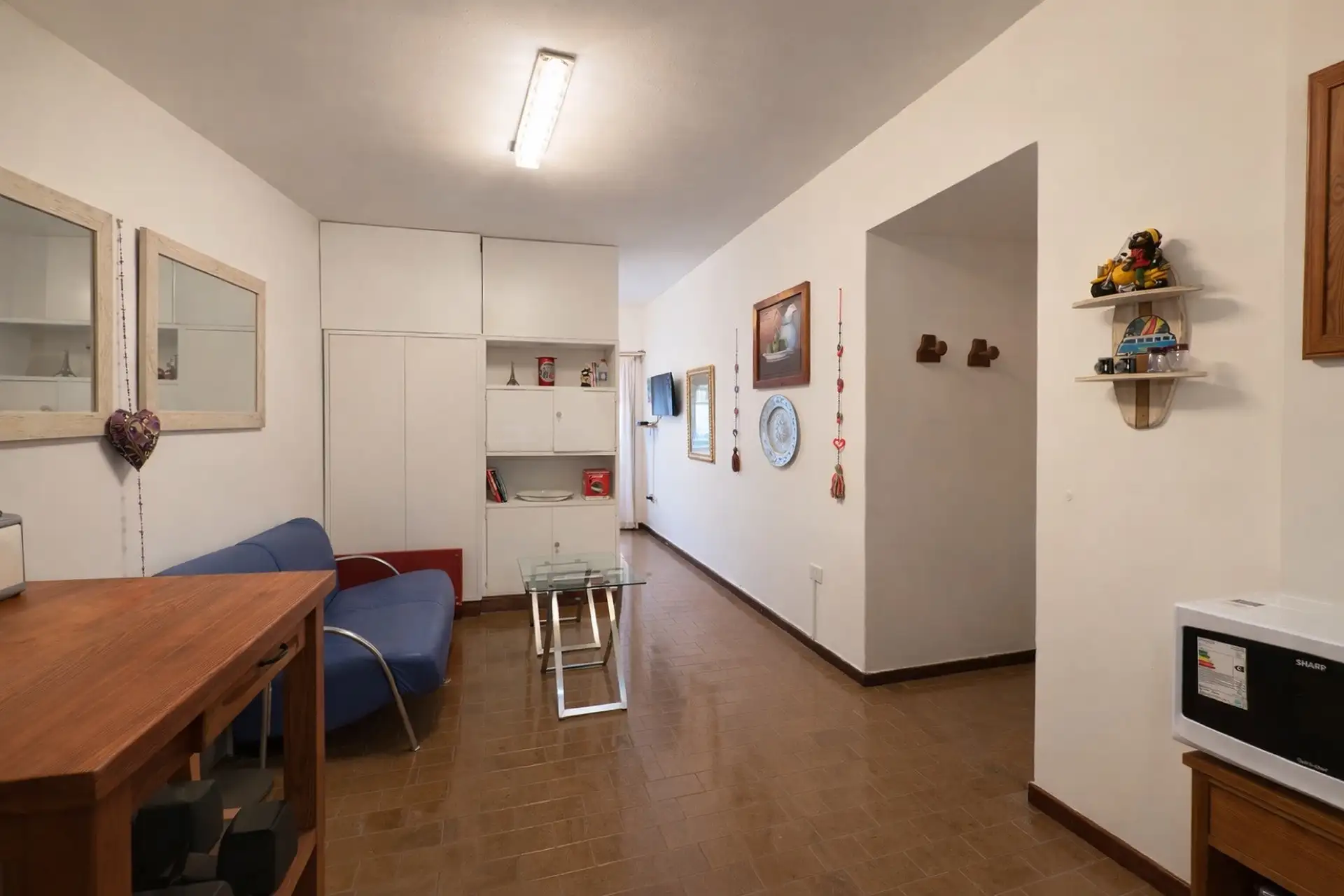 Depto 1 amb, 26m² luminoso y amoblado — Centro