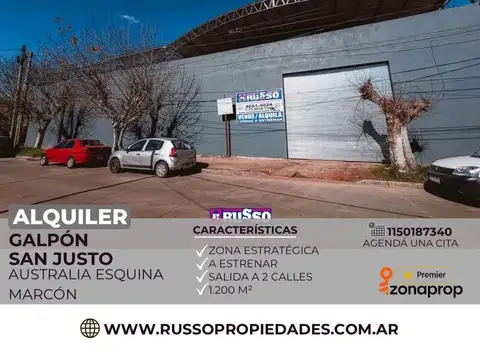 Alquiler de Galpon en San Justo