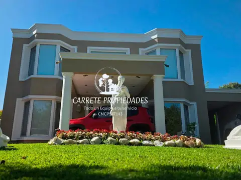 Casa en ALQUILER anual, 4 ambientes y pileta. Barrio Galápagos. Pilar