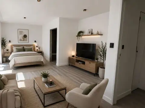Departamento Monoambiente con 1 baño