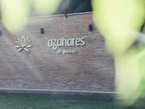 Terreno en Azahares del Paraná