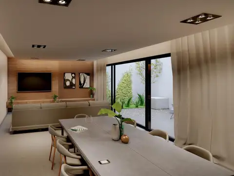 Casa 4 ambientes con 2 baños