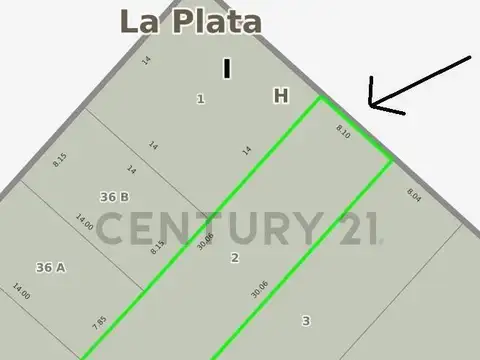 Lote en venta La Plata