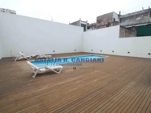 Departamento 2 ambientes con 2 baños