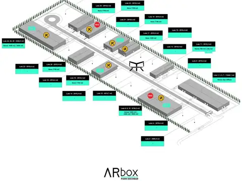 Terreno 2.920 m2 en Venta en ARbox Park Escobar