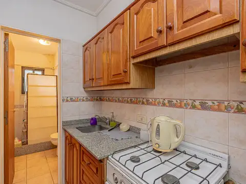 Departamento 2 ambientes con 1 baño