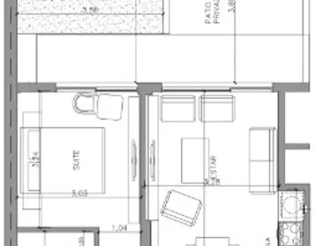Departamento en Venta en Florida Belgrano/Oeste, USD 215.600