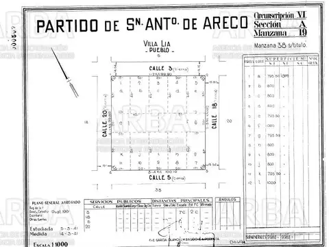 Terreno en Venta de 800,0 m2