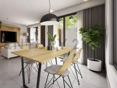 Casa 3 ambientes con 1 baño