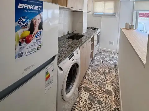 Departamento 2 ambientes con 1 baño