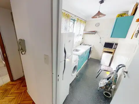 Departamento 3 ambientes con 1 baño