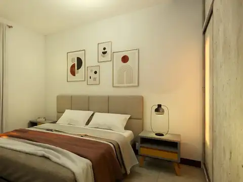 Departamento Monoambiente con 1 baño
